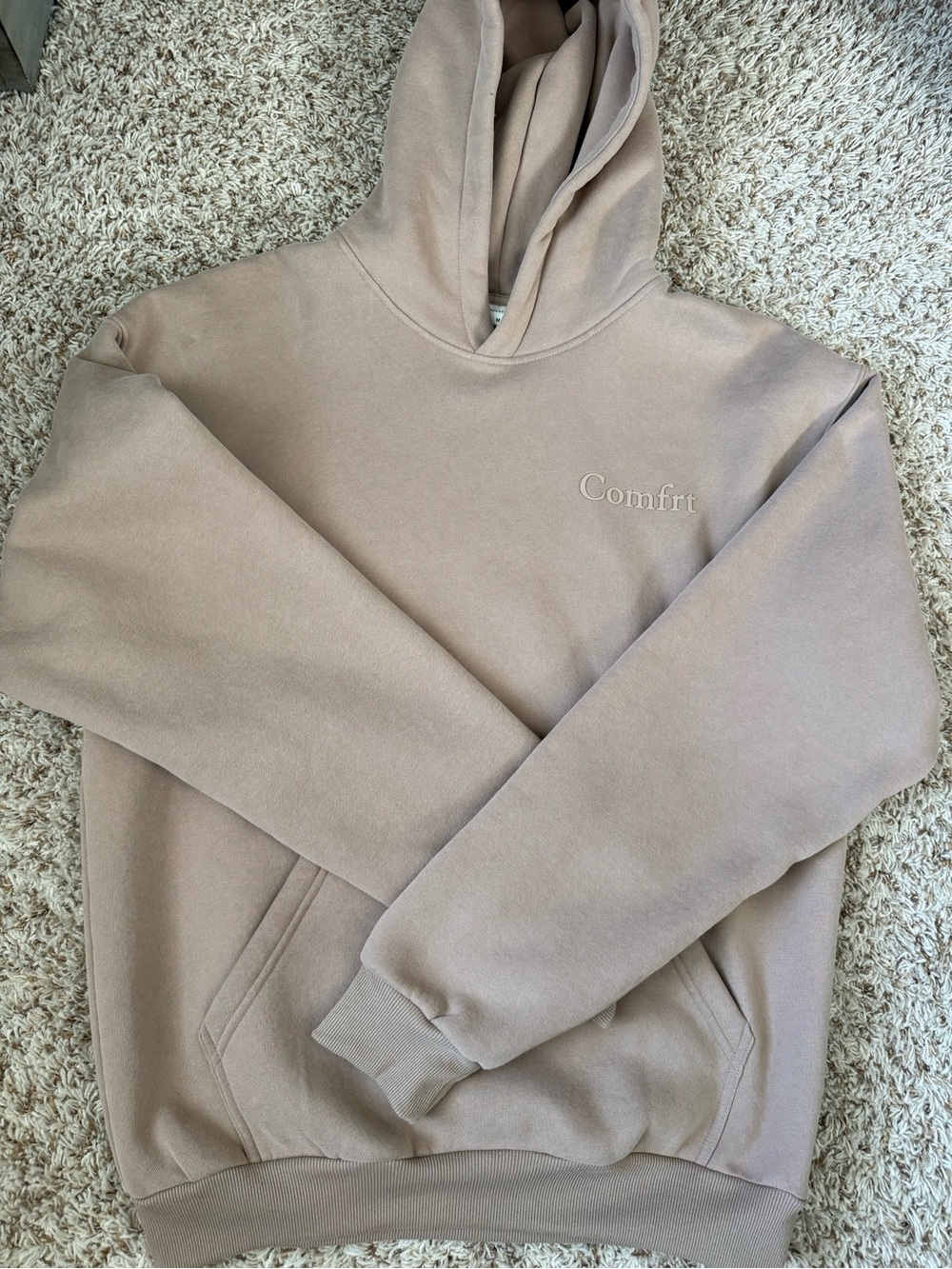 Comfrt Beige Hoodie | Neutral Tan Pullover